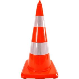 İleri Trafik Pvc 75 cm Çift Reflektifli Trafik Dubası