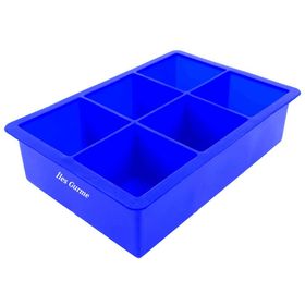 İles Gurme Silikon Ekstra Büyük Boy Mavi 6'lı Buz Kalıbı