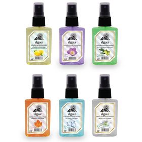 Ilgaz 6x50 ml Zeytin Çiçeği - Beyaz Zambak - Tütün - Ice Fresh - Safran - Limon Kolonyası