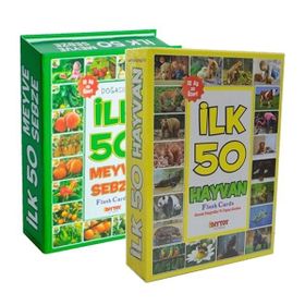 İlk 50 Hayvan + İlk 50 Meyve Sebze