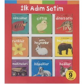 İlk Adım Setim Okul Öncesi 9 Mini Kitap Takım - Kolektif