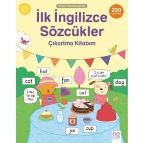 İlk İngilizce Sözcükler Çıkartma Kitabım - Okula Hazırlanıyorum: 250 Çıkartma