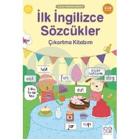 İlk İngilizce Sözcükler Çıkartma Kitabım Okula Hazırlanıyorum Kolektif-1001 Çiçek Yayınları
