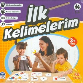 İlk Kelimelerim Eğitici Yapboz 3+ Yaş - Martı Çocuk Kulübü