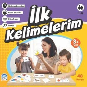 İlk Kelimelerim Eğitici Yapboz 3+ Yaş - Martı Çocuk Kulübü