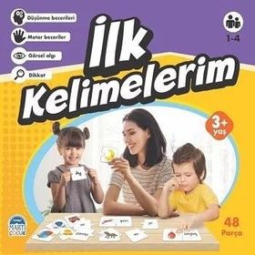 İlk Kelimelerim Eğitici Yapboz 3+ Yaş - Martı Çocuk Kulübü