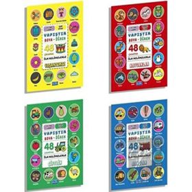 İlk Kelimelerle Yapıştır Boya Öğren Seti - 4 Kitap Takım - Parıltı Yayınları