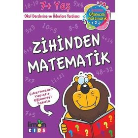 İlk Okul Eğlenceli Matematik Çıkartmalı Zihinden Matematik-Limon Kids Yayınları