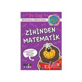 İlk Okul Eğlenceli Matematik Çıkartmalı Zihinden Matematik-Limon Kids Yayınları