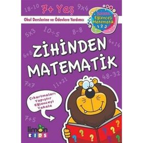 İlk Okul Eğlenceli Matematik Çıkartmalı Zihinden Matematik-Limon Kids Yayınları