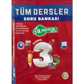 İlk Önce Yayıncılık 3. Sınıf Tüm Dersler Soru Bankası