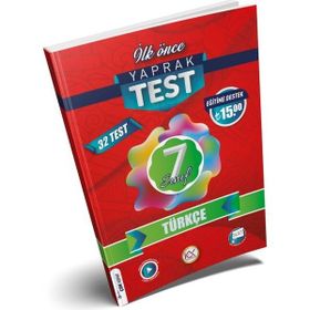 İlk Önce Yayıncılık 7. Sınıf Türkçe Yaprak Test 2023