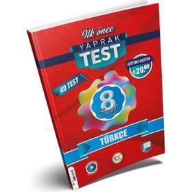 İlk Önce Yayıncılık 8. Sınıf Türkçe Yaprak Test 2023