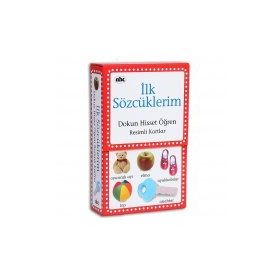 İLK SÖZCÜKLERİM DOKUN HISSET ÖĞREN RESIMLI KARTLAR - KOLEKTIF