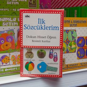 İLK SÖZCÜKLERİM DOKUN HISSET ÖĞREN RESIMLI KARTLAR - KOLEKTIF