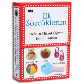 İLK SÖZCÜKLERİM DOKUN HISSET ÖĞREN RESIMLI KARTLAR - KOLEKTIF
