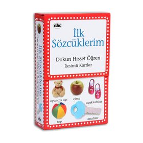 İLK SÖZCÜKLERİM DOKUN HISSET ÖĞREN RESIMLI KARTLAR - KOLEKTIF
