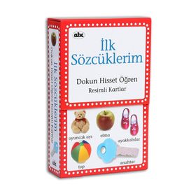 İLK SÖZCÜKLERİM DOKUN HISSET ÖĞREN RESIMLI KARTLAR - KOLEKTIF
