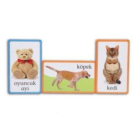 İLK SÖZCÜKLERİM DOKUN HISSET ÖĞREN RESIMLI KARTLAR - KOLEKTIF