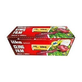 İlka 30 cm 500 mt Şeffaf Mutfak Rulo Streç Film Folyo