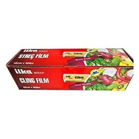 İlka 45 cm 500 mt Şeffaf Mutfak Rulo Streç Film Folyo