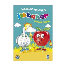 İlkbahar Sebzeler Meyveler Boyama Zamanı - kollektif