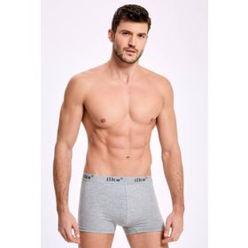 İlke İç Giyim 007 Likralı 3 Adet Erkek Boxer
