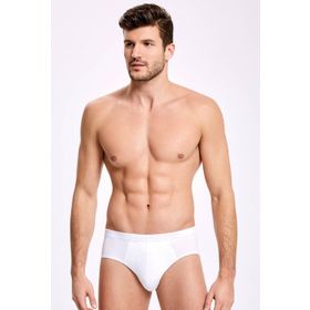 İlke İç Giyim 1015 10 Adet Slip Beyaz Erkek Külot