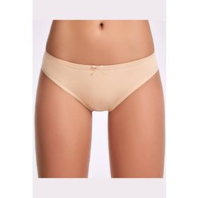 İlke İç Giyim Fiyonklu Ten Bikini 3 Adet Kadın Külot