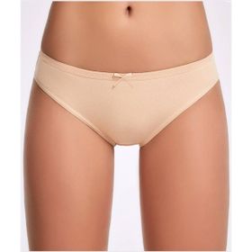 İlke İç Giyim Fiyonklu Ten Bikini 5 Adet Kadın Külot