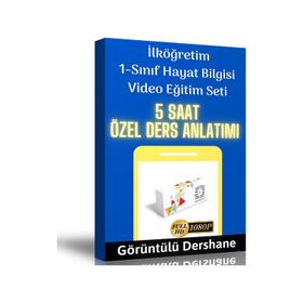 İlköğretim 1.Sınıf Hayat Bilgisi Görüntülü Eğitim Seti Enine Boyuna Eğitim