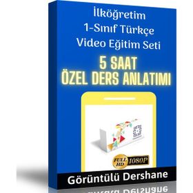 İlköğretim 1.Sınıf Türkçe Görüntülü Eğitim Seti Enine Boyuna Eğitim