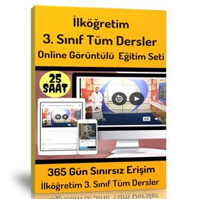 İlköğretim 3. Sınıf Tüm Dersler Online Görüntülü Eğitim Seti - Kollektif