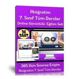 İlköğretim 7. Sınıf Tüm Dersler Online Görüntülü Eğitim Seti - Kollektif