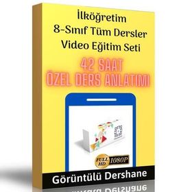 İlköğretim 8. Sınıf Tüm Dersler Online Görüntülü Eğitim Seti - Kollektif