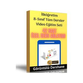 İlköğretim 8. Sınıf Tüm Dersler Online Görüntülü Eğitim Seti - Kollektif