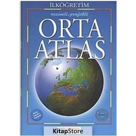 İlköğretim Orta Atlas Resimli - Grafikli - Metin Özuğurlu