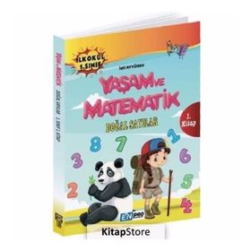 İlkokul 1. Sınıf 1. Kitap Doğal Sayılar Yaşam Ve Matematik İdil Ayyürek Enpro Yayınları