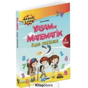 İlkokul 3. Sınıf 3. Kitap Ölçme Veri İşleme Yaşam Ve Matematik İdil Ayyürek Enpro Yayınları
