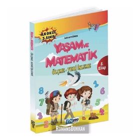İlkokul 3. Sınıf 3. Kitap Ölçme Veri İşleme Yaşam Ve Matematik İdil Ayyürek Enpro Yayınları