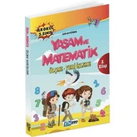 İlkokul 3. Sınıf 3. Kitap Ölçme Veri İşleme Yaşam Ve Matematik İdil Ayyürek Enpro Yayınları