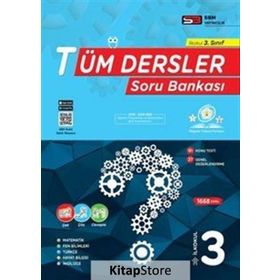 İlkokul 3. Sınıf Tüm Dersler Soru Bankası - Soru Bankası Merkezi Komisyon