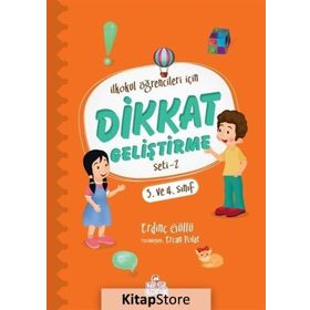 İlkokul Öğrencileri için Dikkat Geliştirme Seti - 2 - Erdinç Güllü