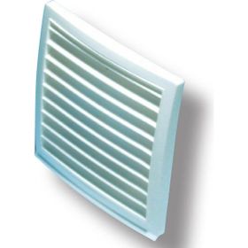 İloz 100 mm Çap Beyaz Dış Duvar Izgarası