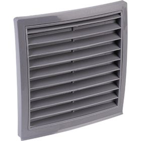 İloz 100 mm Çap Gri Dış Duvar Izgarası