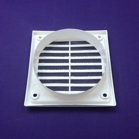 İloz 125 mm Çap Beyaz Dış Duvar Izgarası