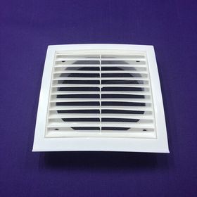 İloz 150 mm Çap Beyaz Dış Duvar Izgarası
