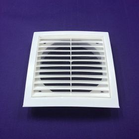 İloz 150 mm Çap Beyaz Dış Duvar Izgarası
