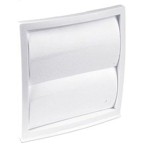 İloz Jaluzili 125 mm Çap Beyaz Dış Duvar Izgarası