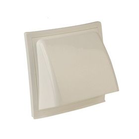 İloz Korumalı 150 mm Çap Beyaz Dış Duvar Izgarası